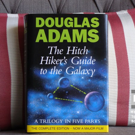 Cover image of The Hitchhiker's Guide to the Galaxy by Douglas Adams